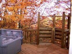 Pigeon Forge Weddings_A Walk in the Clouds_Deck Hot Tub