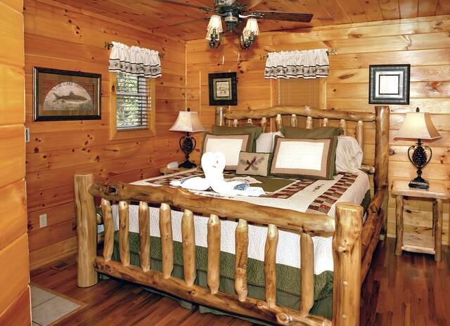 Gatlinburg Cabin Rentals_Tranquility_King master suite