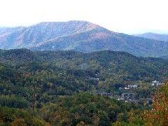 A Walk in the Woods overlooks Gatlinburg