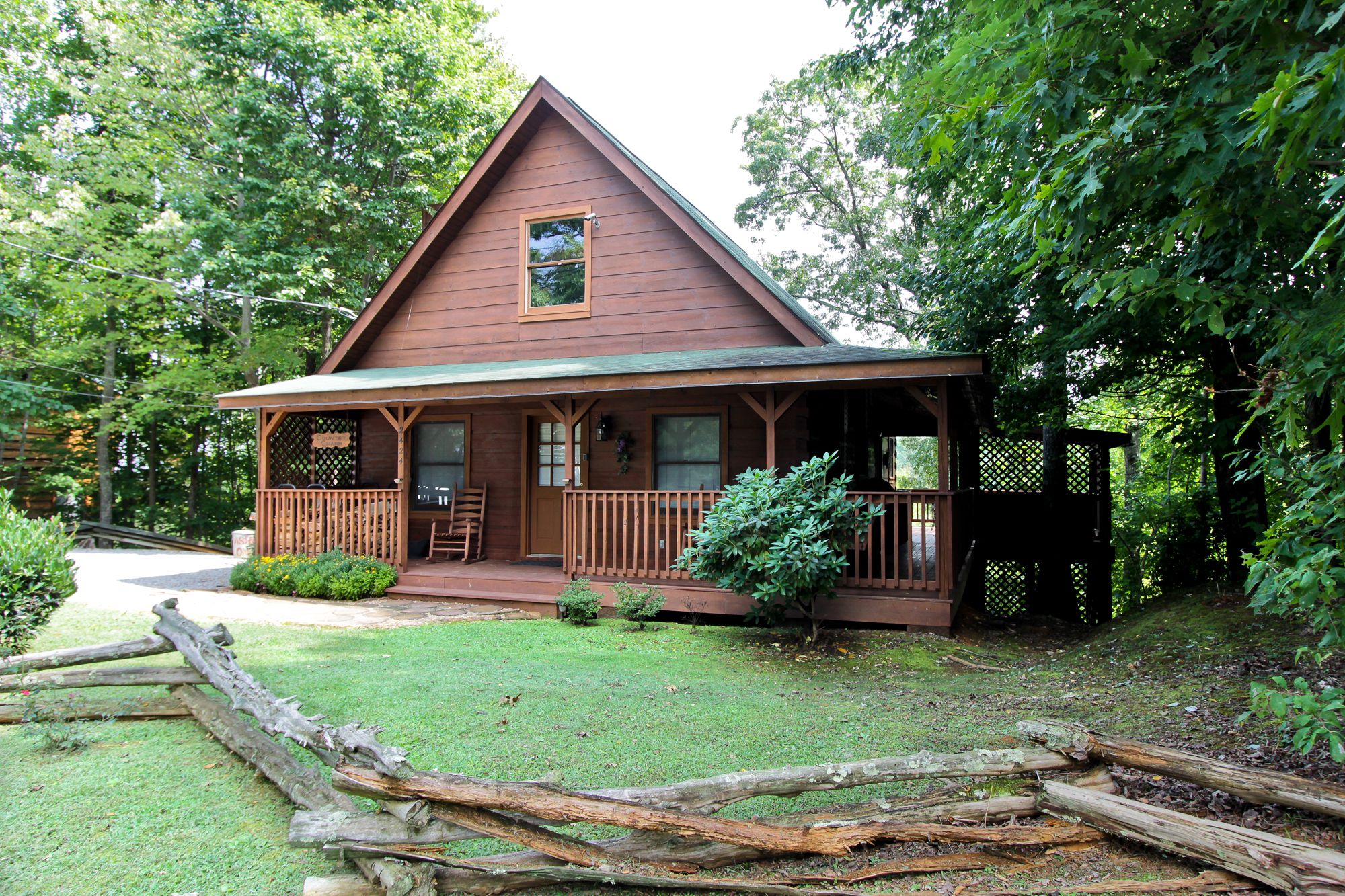 Country Charm 3 Bedroom Cabin Rental In Sevierville