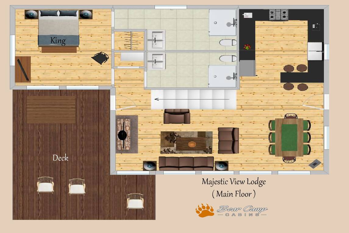 Majestic View Lodge  floorplan