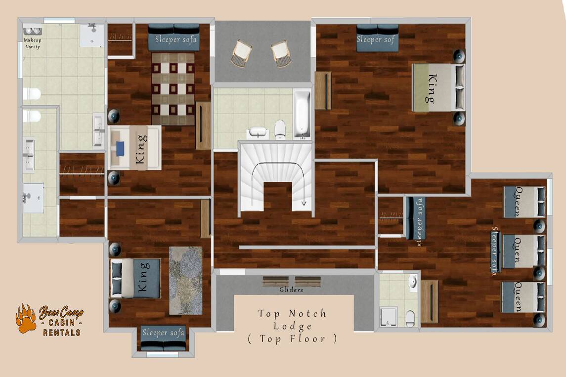 Top Notch Lodge  floorplan