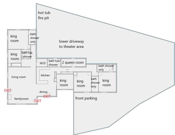 Big Bear Lodge floorplan