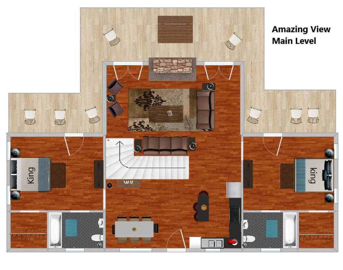 Amazing View Lodge  floorplan