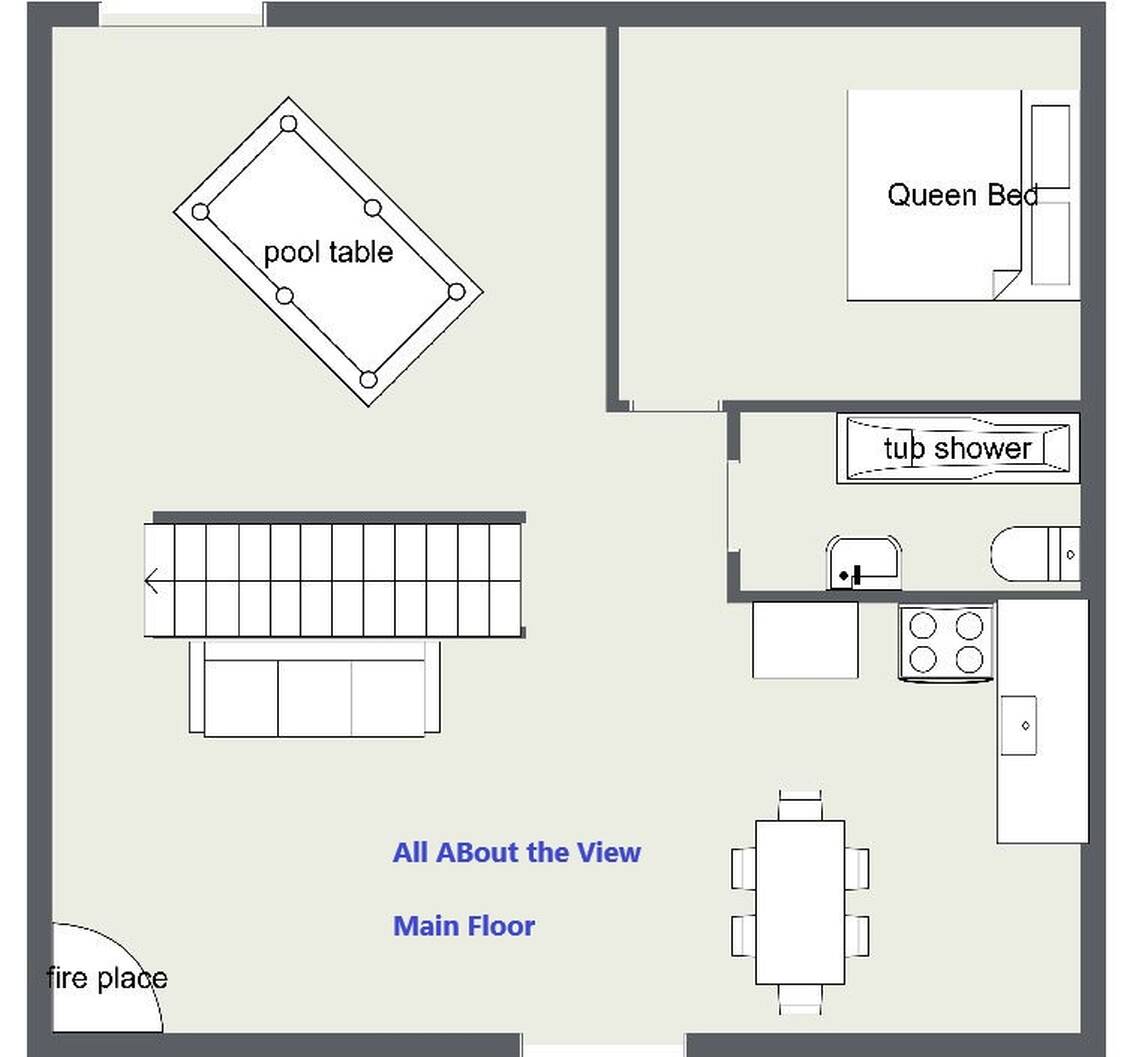 All About The View  floorplan