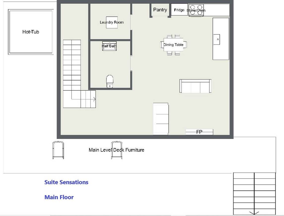 Suite Sensations  floorplan