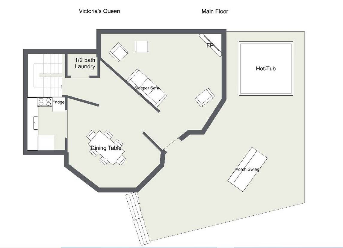 Ober Hideaway floorplan