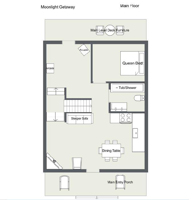 Moonlight Getaway  floorplan