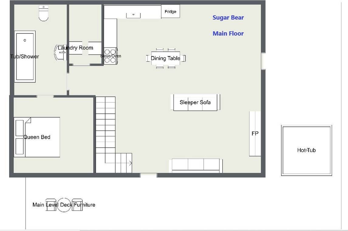 Sugar Bear Lodge floorplan