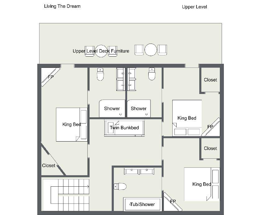 Living the Dream  floorplan