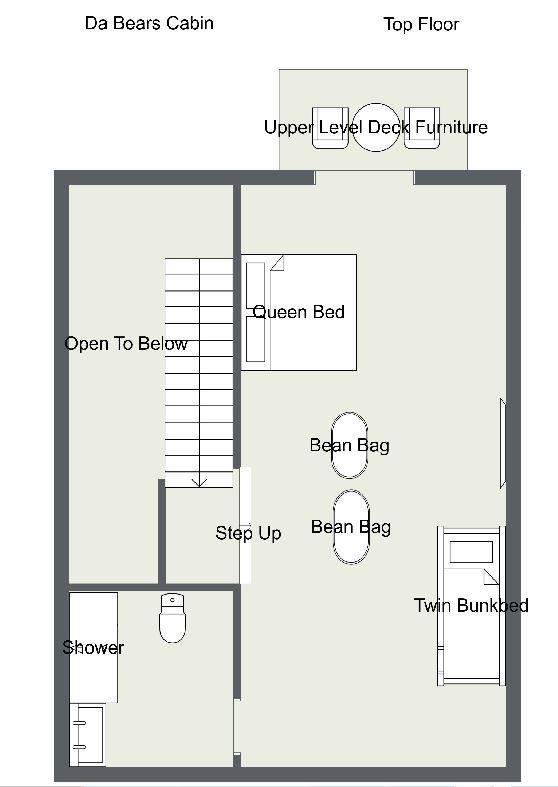 Da Bears Cabin  floorplan