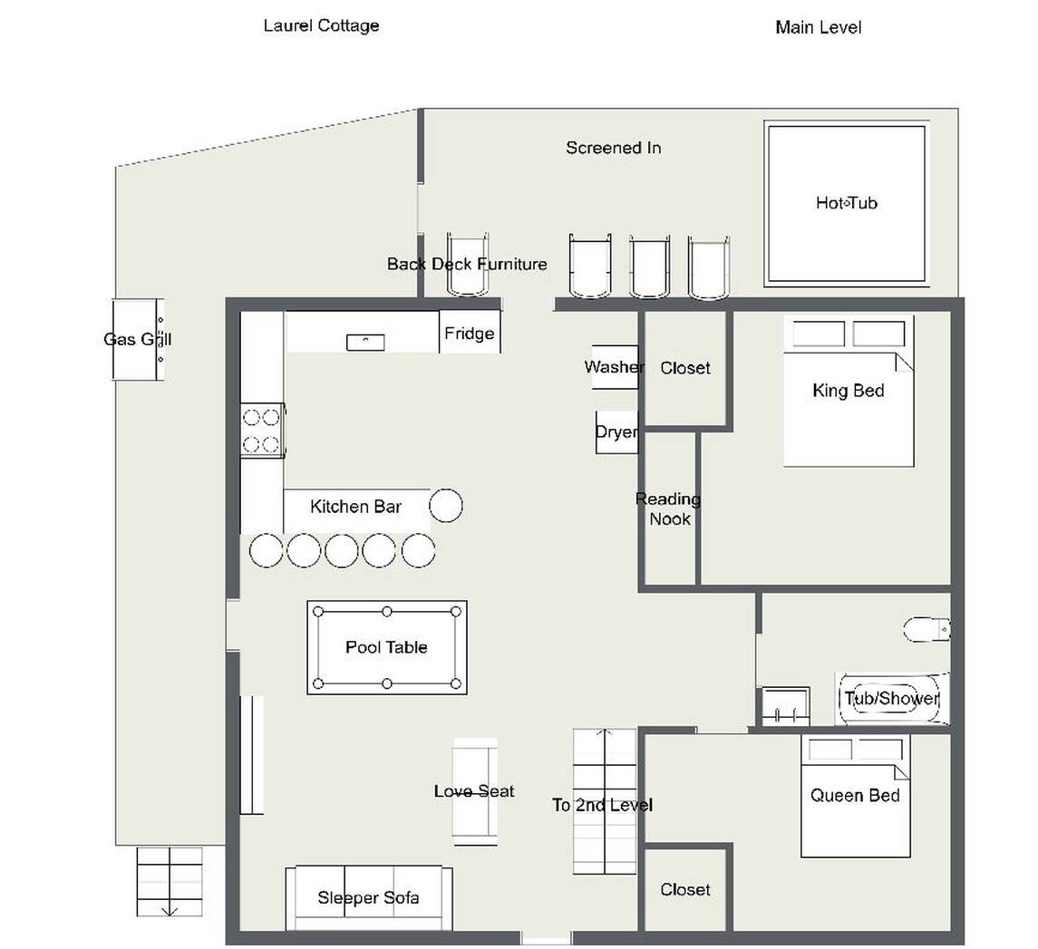 Laurel Cottage  floorplan