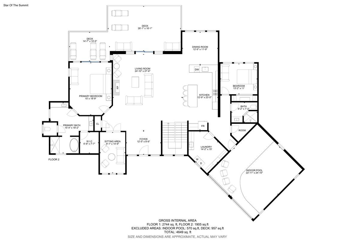 Star of the Summit  floorplan