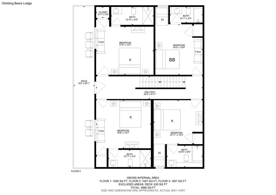 Climbing Bears Lodge  floorplan