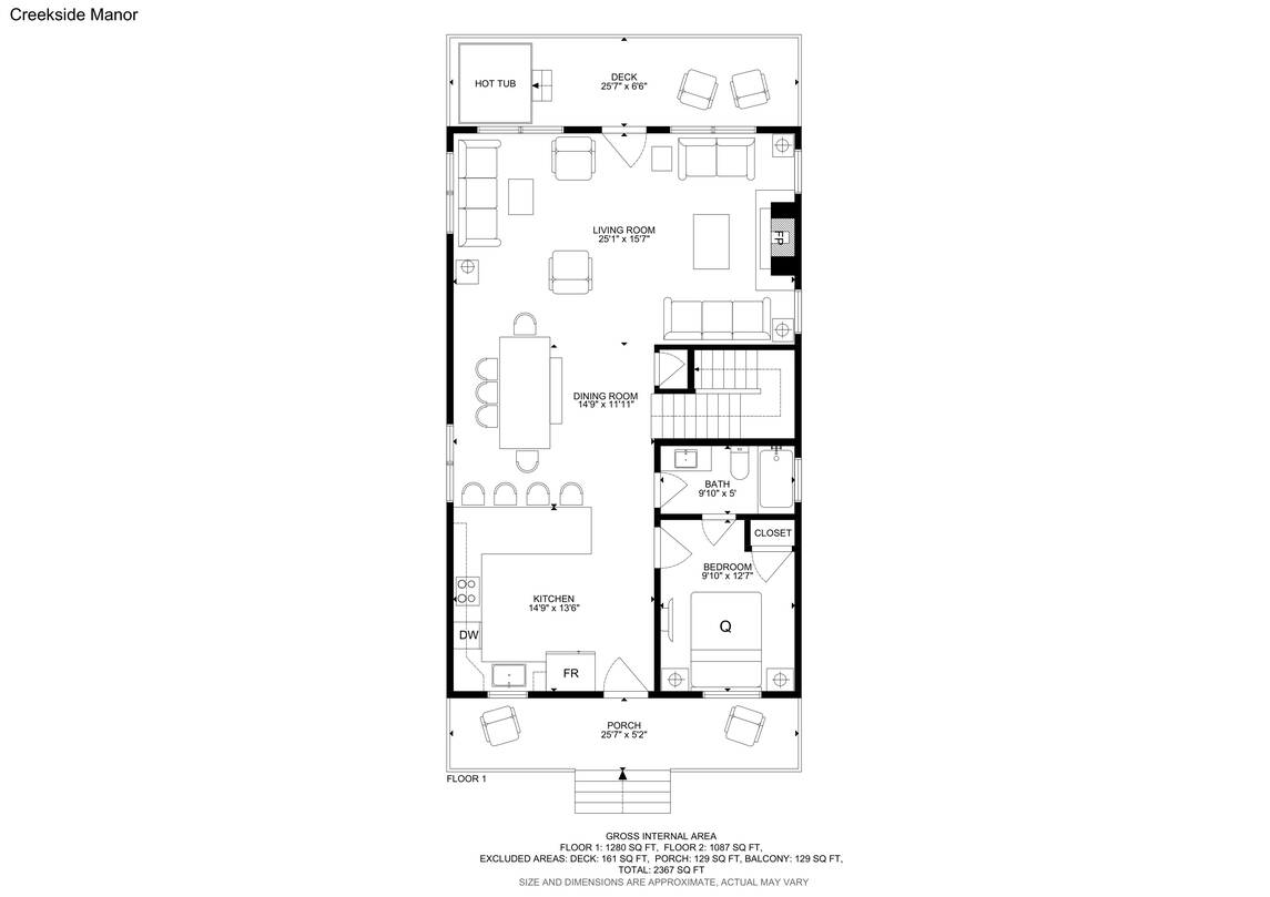 Creekside Manor floorplan