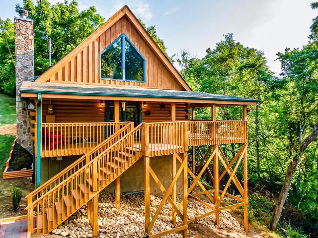Taken at Manaaki - The Happy Cabin in Gatlinburg TN