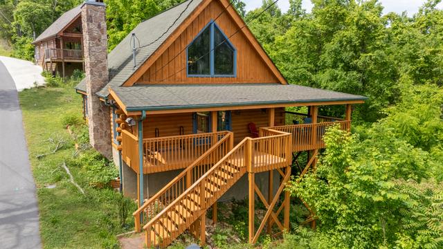 Taken at Manaaki - The Happy Cabin in Gatlinburg TN