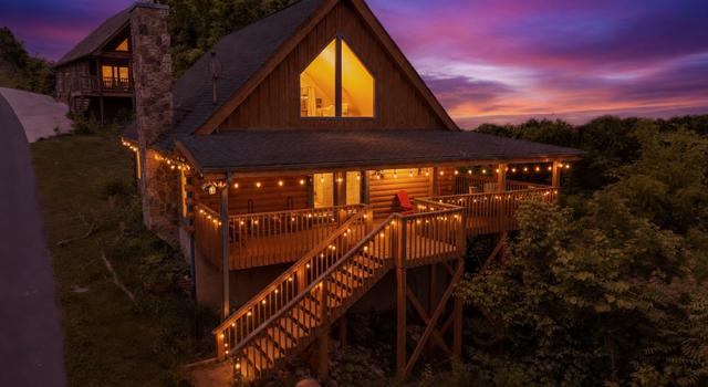 Taken at Manaaki - The Happy Cabin in Gatlinburg TN