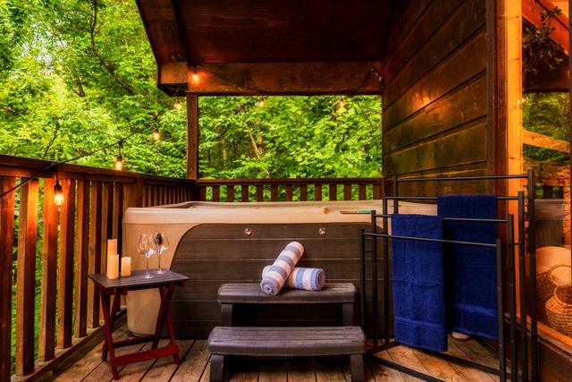 Taken at Blue Sage Hideaway in Gatlinburg TN