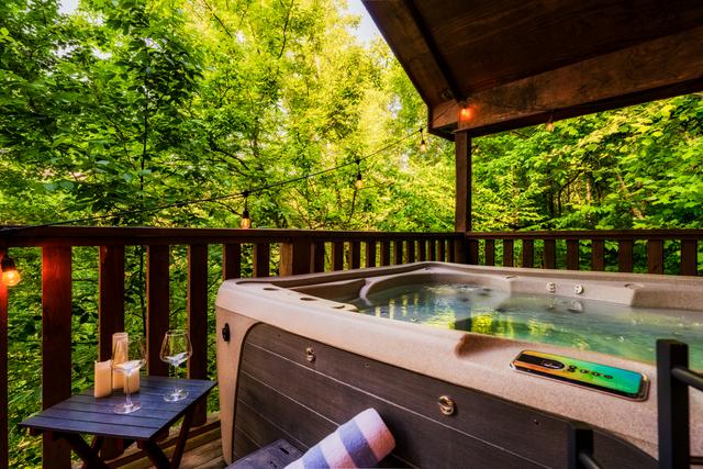 Taken at Blue Sage Hideaway in Gatlinburg TN