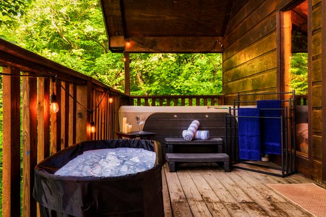 Taken at Blue Sage Hideaway in Gatlinburg TN