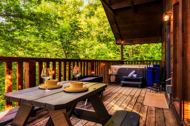 Taken at Blue Sage Hideaway in Gatlinburg TN