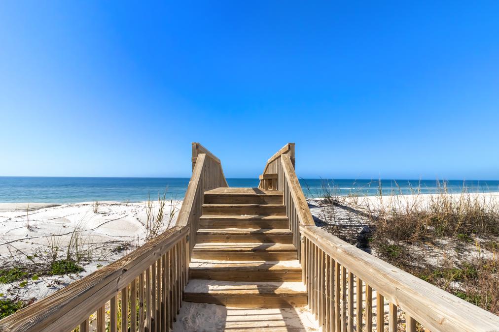 Boardwalk to the Beautiful beach!