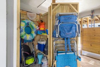 Beach closet with your needs for a perfect beach day