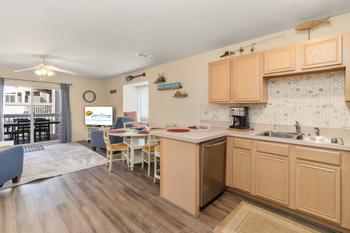 Open and well equipped Kitchen