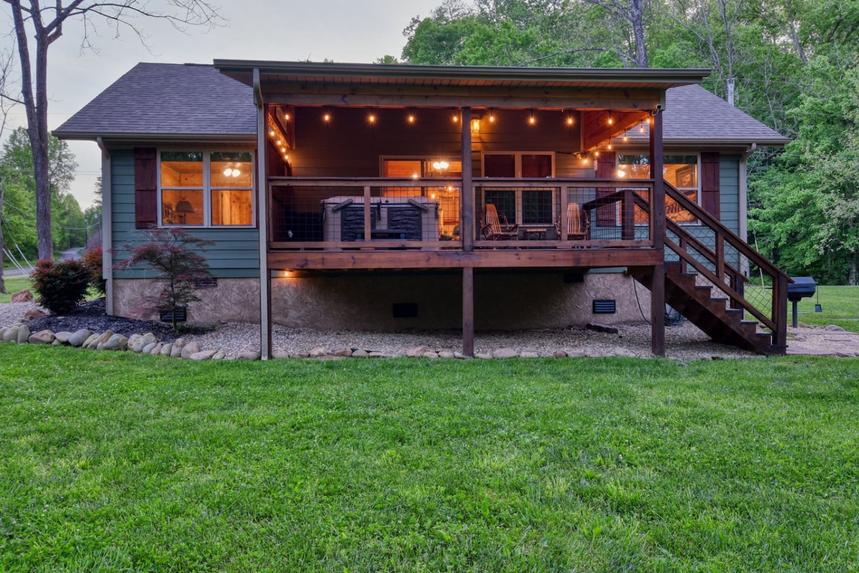 Laura Bell on Cosby Creek East Tennessee