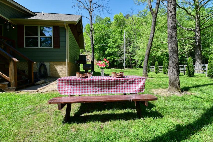 Laura Bell on Cosby Creek East Tennessee