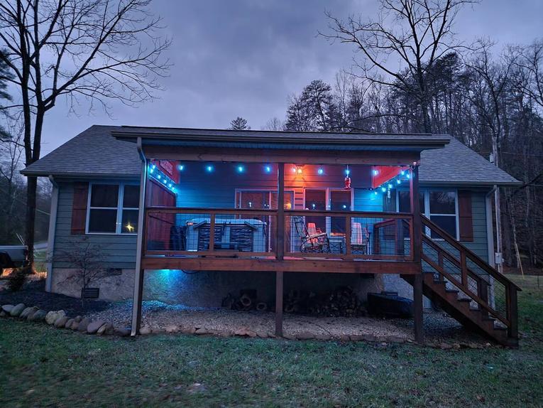 Laura Bell on Cosby Creek East Tennessee