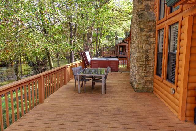 Taken at Rivendell Creekside Cabin in Cove Hollow TN