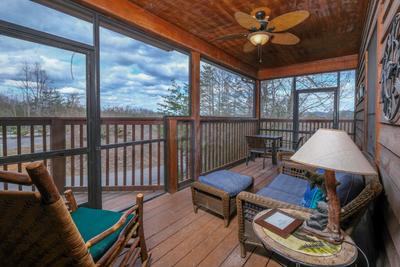 Black Bear Lodge - Screened in entry deck