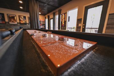 The Playful Bear shuffle board table