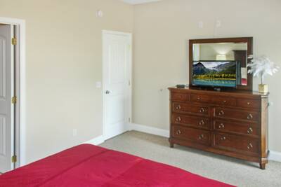 Sunset Passion bedroom two with 32-inch flat screen tv