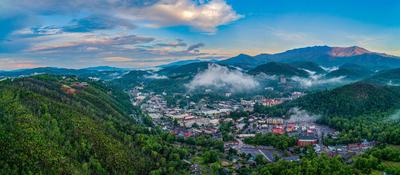 View of Gatlinburg Tennessee