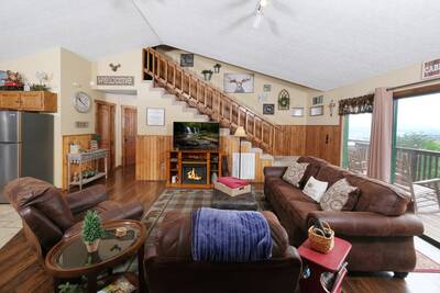 Moose Haven Cabin - Living room