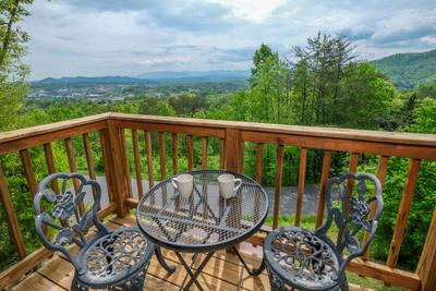 Moose haven Cabin - View from wrap around deck