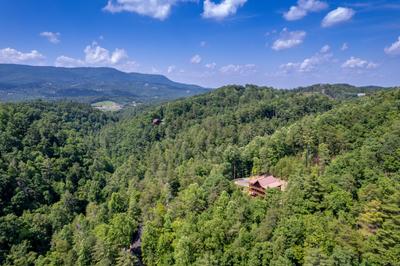 Katies Lodge Arial View with Secluded Location