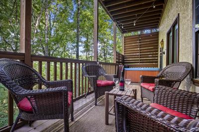 Forest Hollow lower level back deck