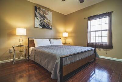 Smoky Mountain Legacy Condo - Bedroom with king size bed