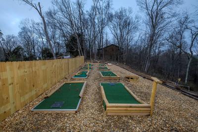 Margaritas at Sunrise - Back yard with 8 hole putt putt course