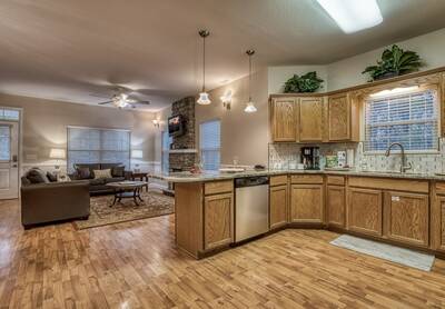 Sunset Passion - Fully furnished kitchen and living room