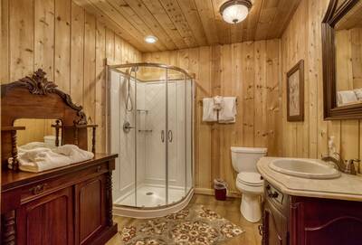 Emerald Forest - Lower level bathroom 2 with walk-in shower