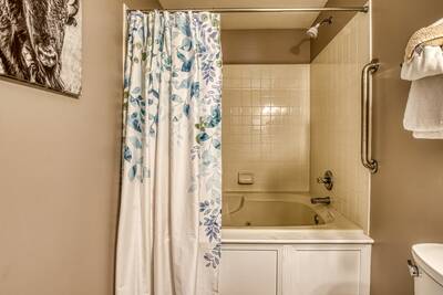 Shimmering Waters - Bathroom one with jetted tub/shower combo