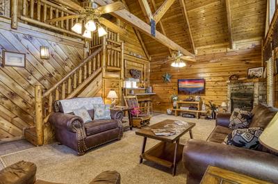 Sweet Dreams living room and loft area