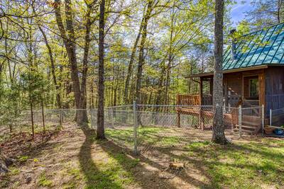 Cedar Lodge - Fenced in back yard