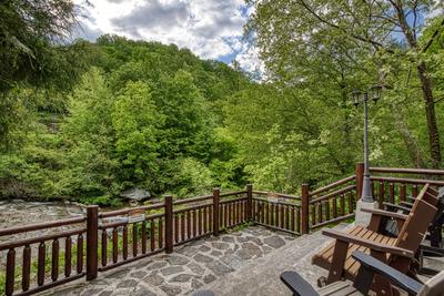 Creekside Lodge - Community river viewing area