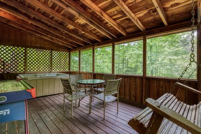 Back to Nature screened in back deck